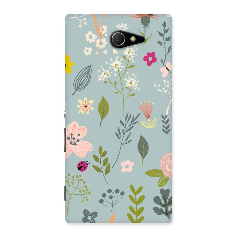 Flawless Flowers Back Case for Sony Xperia M2