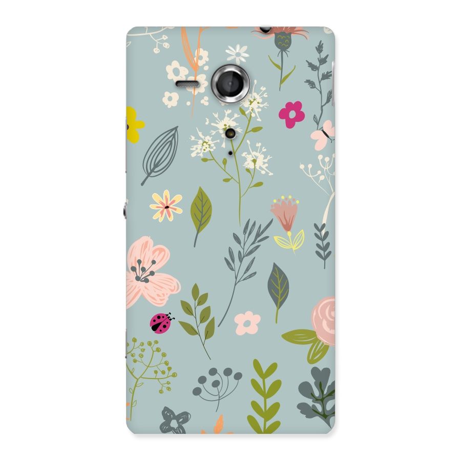 Flawless Flowers Back Case for Sony Xperia SP