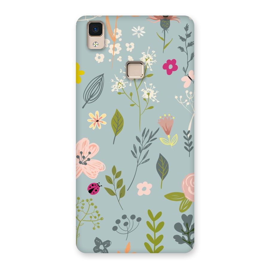 Flawless Flowers Back Case for V3 Max