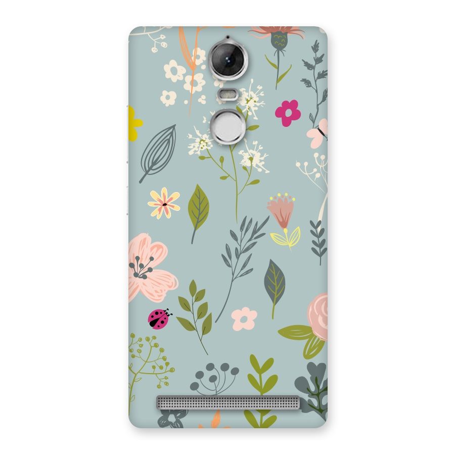 Flawless Flowers Back Case for Vibe K5 Note