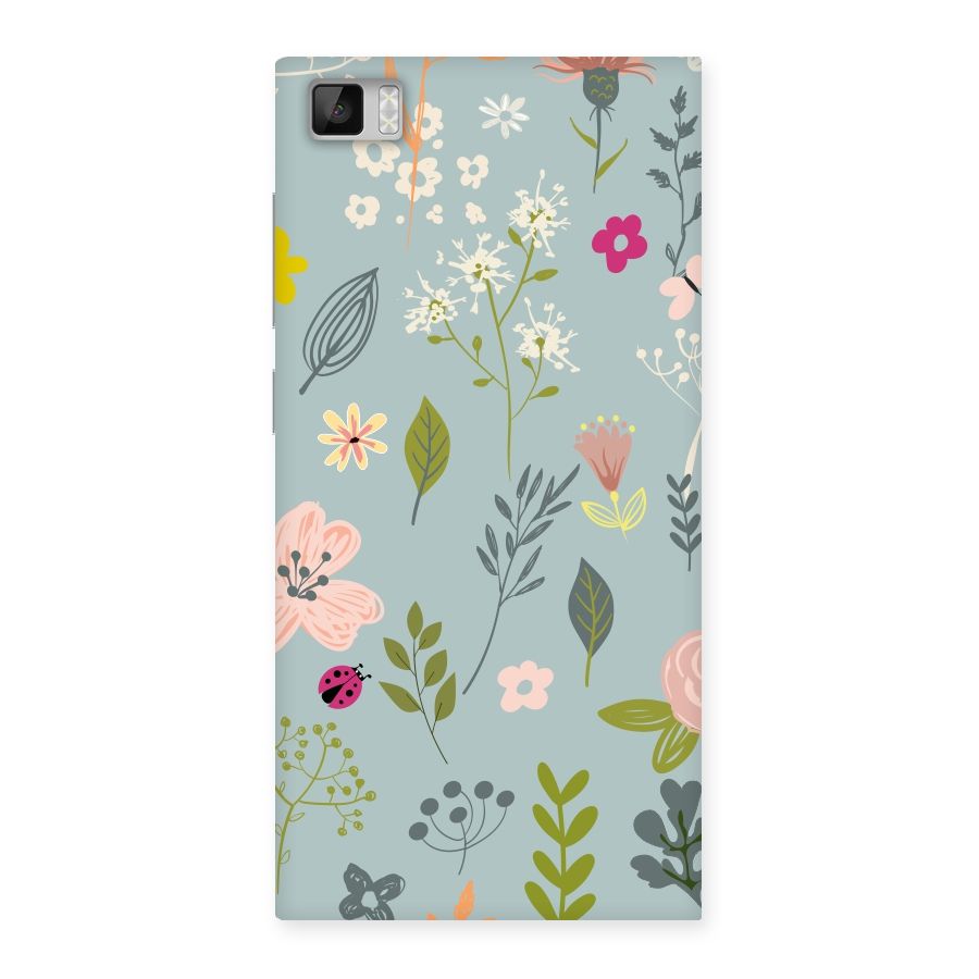 Flawless Flowers Back Case for Xiaomi Mi3