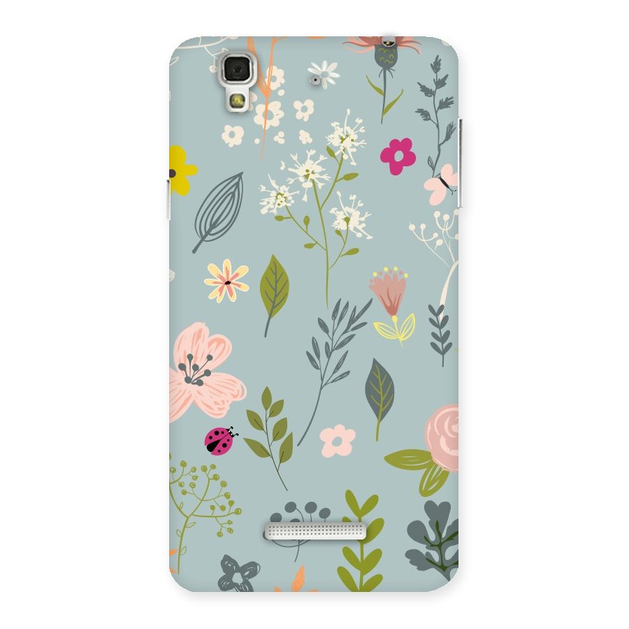 Flawless Flowers Back Case for Yu Yureka