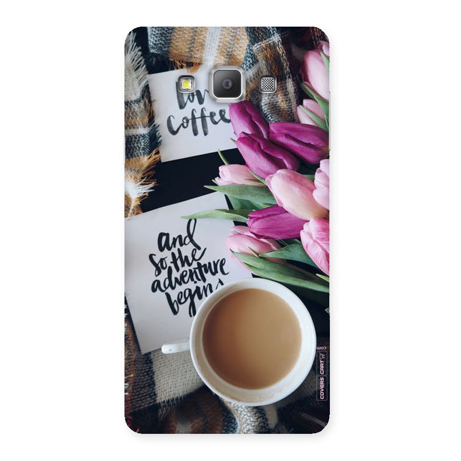 Floral Adventure Back Case for Galaxy A7