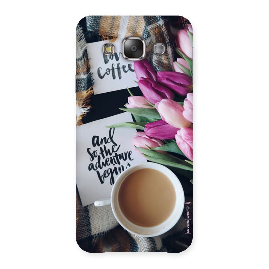 Floral Adventure Back Case for Galaxy E7