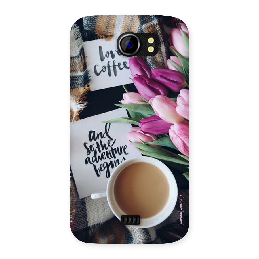 Floral Adventure Back Case for Micromax Canvas 2 A110