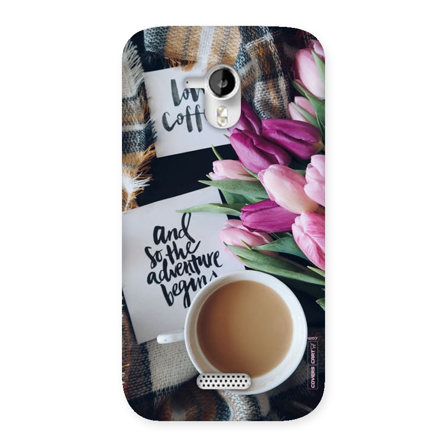 Floral Adventure Back Case for Micromax Canvas HD A116