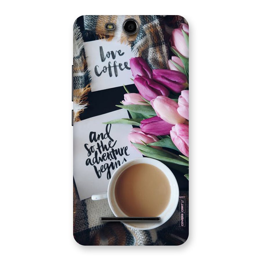 Floral Adventure Back Case for Micromax Canvas Juice 3 Q392