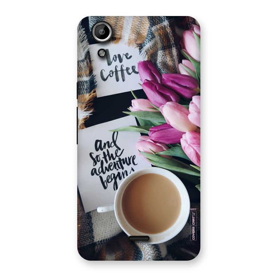 Floral Adventure Back Case for Micromax Canvas Selfie Lens Q345