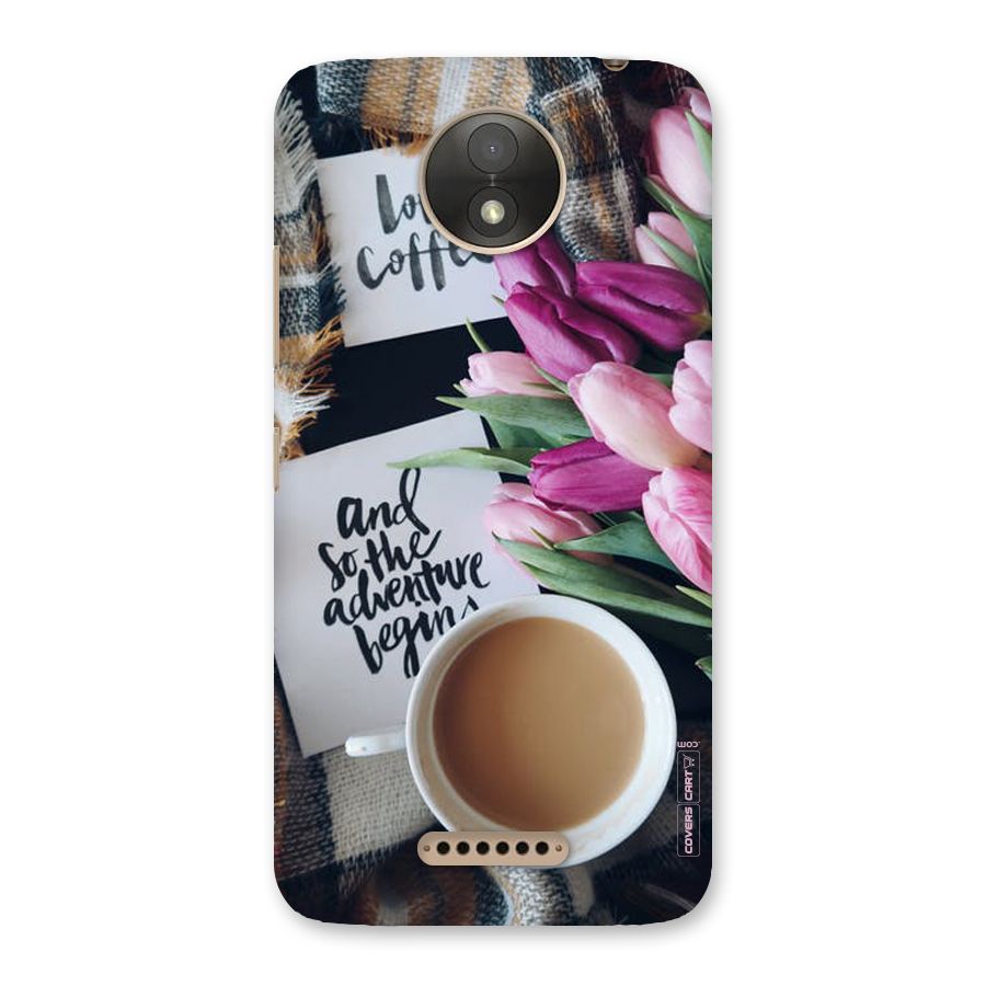 Floral Adventure Back Case for Moto C Plus