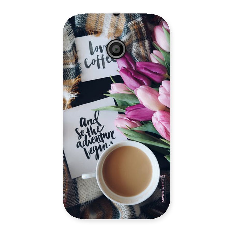 Floral Adventure Back Case for Moto E