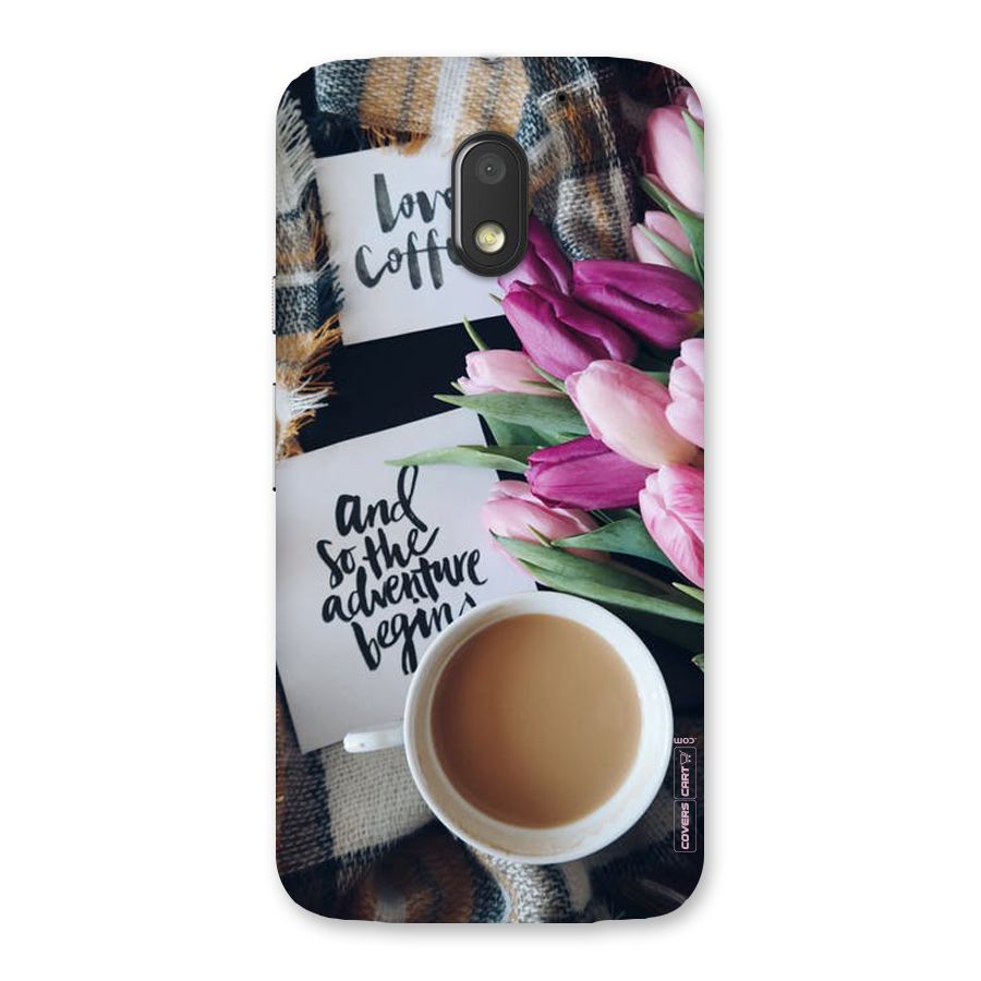 Floral Adventure Back Case for Moto E3 Power