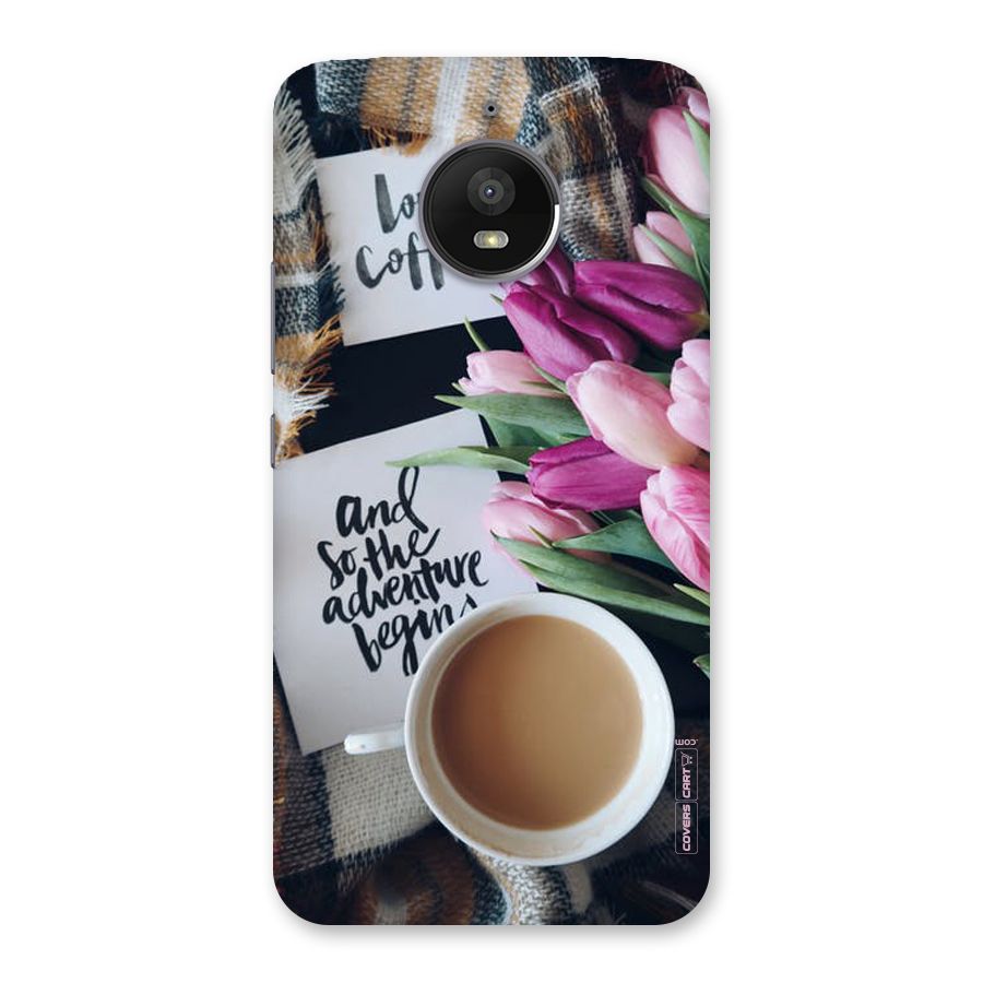 Floral Adventure Back Case for Moto E4 Plus
