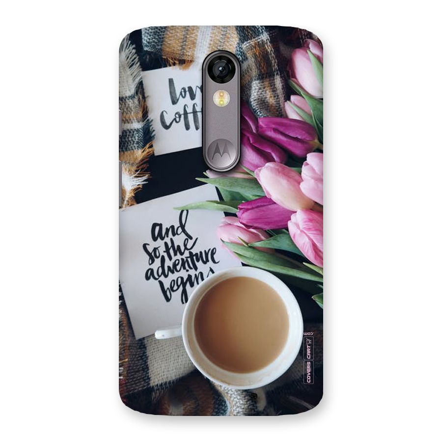 Floral Adventure Back Case for Moto X Force