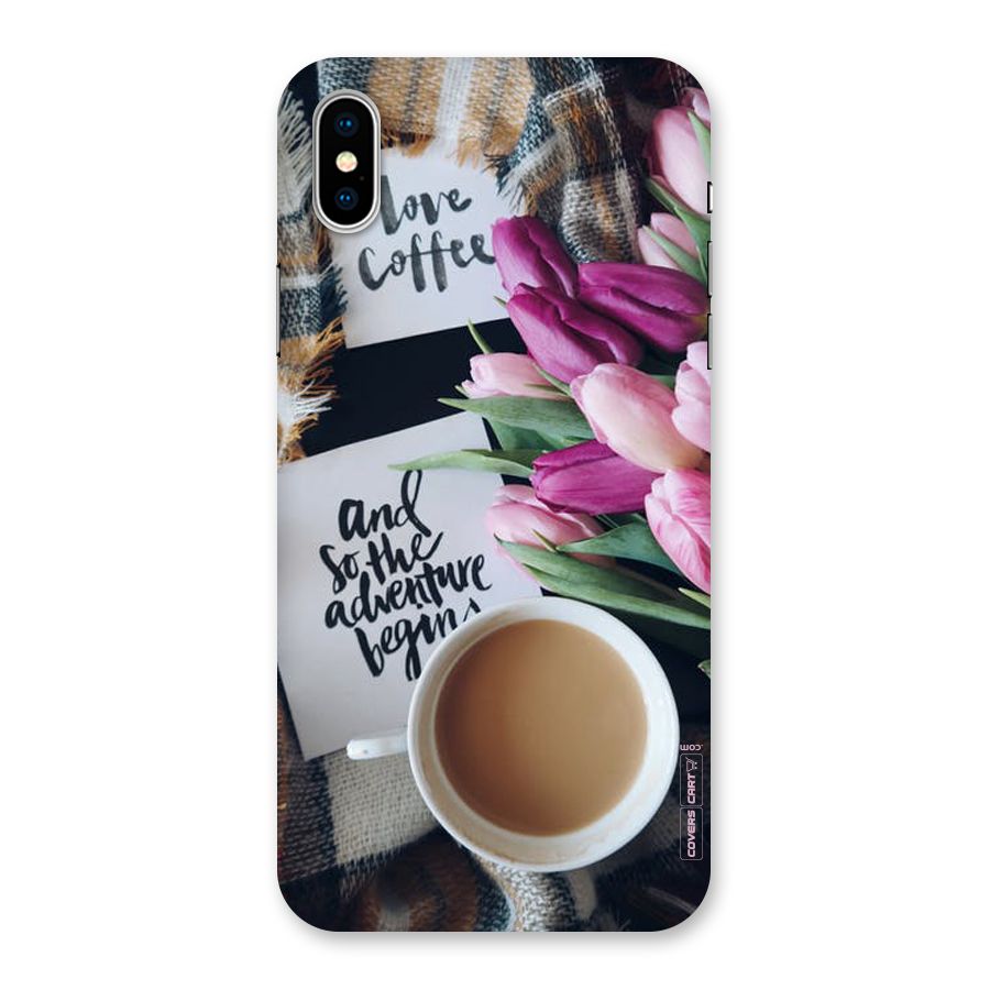 Floral Adventure Back Case for iPhone X