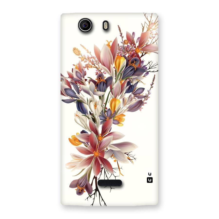Floral Bouquet Back Case for Canvas Nitro 2 E311