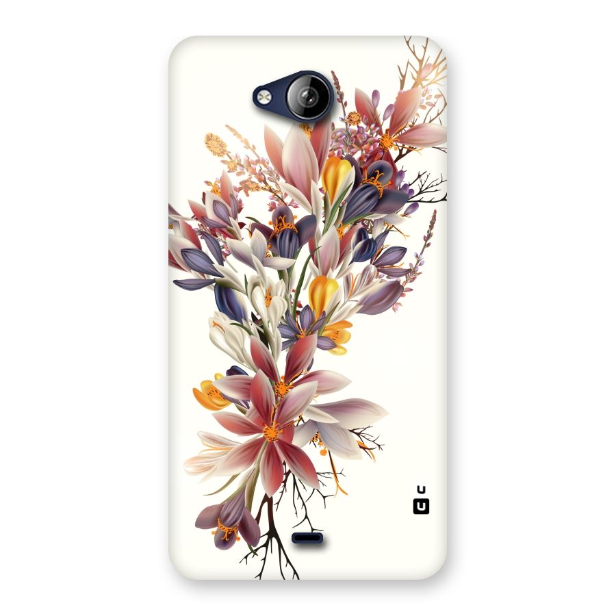 Floral Bouquet Back Case for Canvas Play Q355