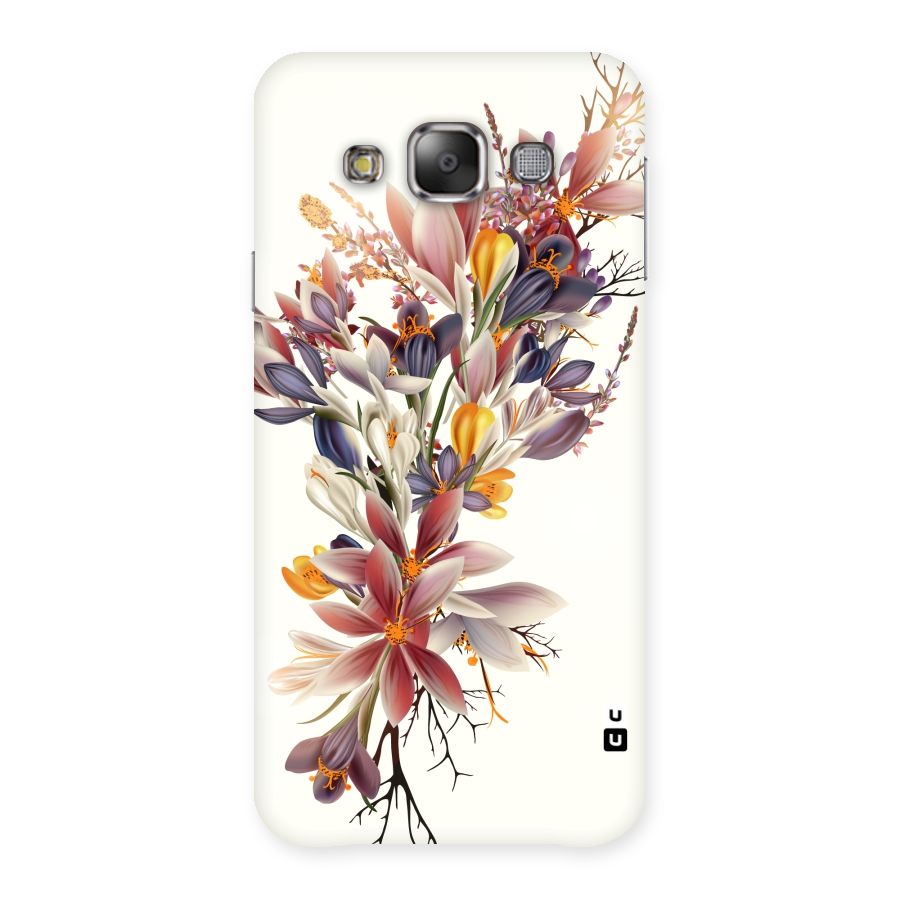 Floral Bouquet Back Case for Galaxy E7