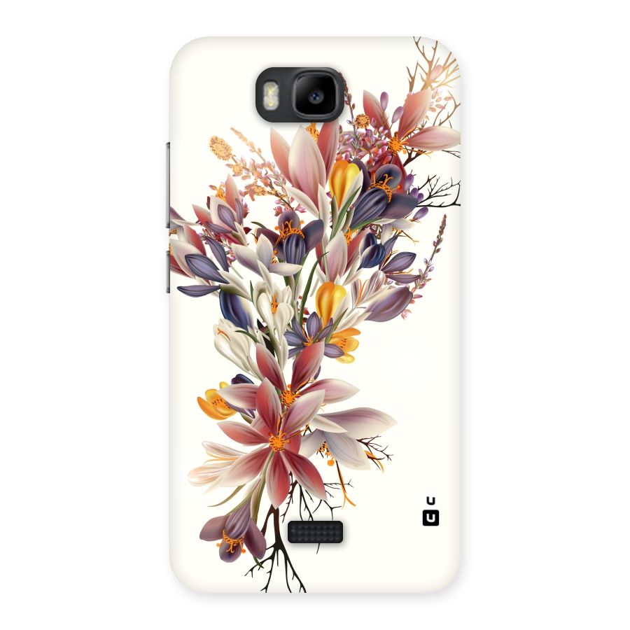 Floral Bouquet Back Case for Honor Bee