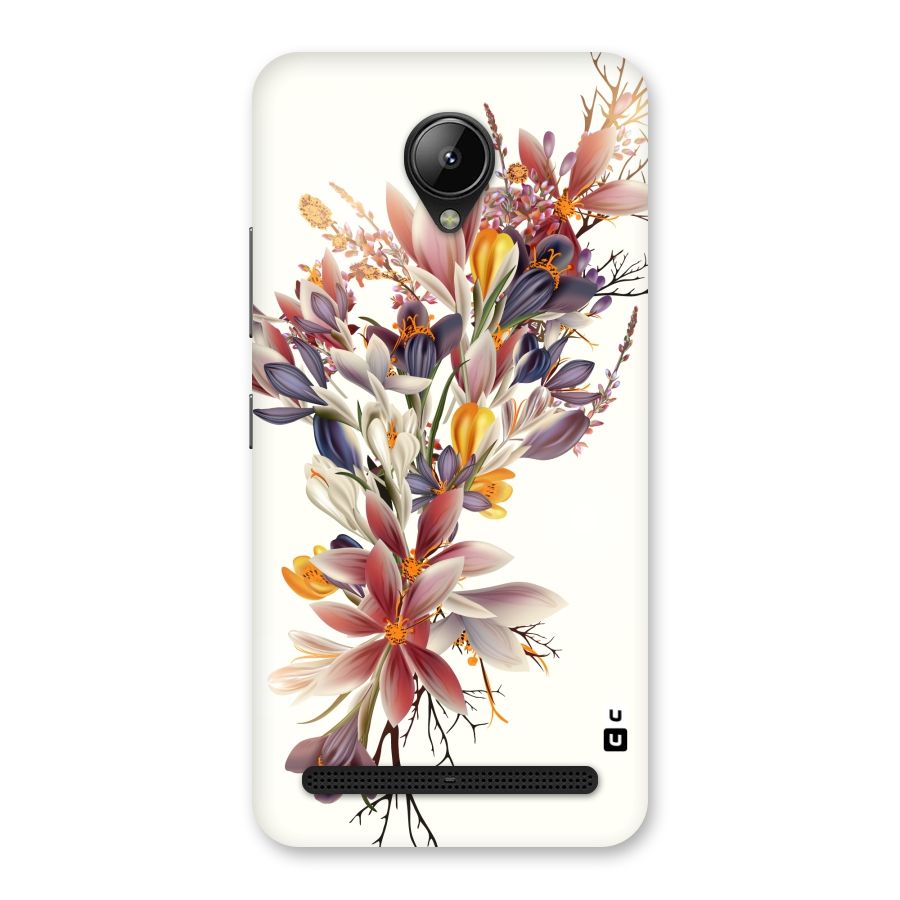 Floral Bouquet Back Case for Lenovo C2