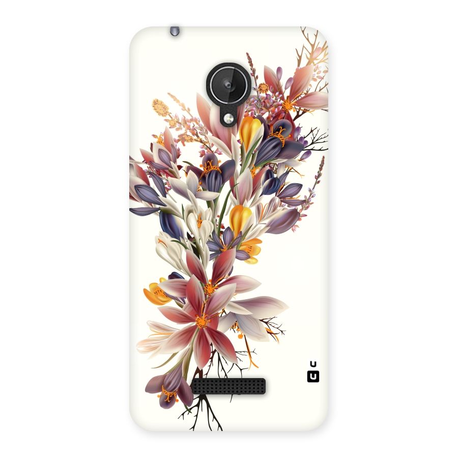 Floral Bouquet Back Case for Micromax Canvas Spark Q380