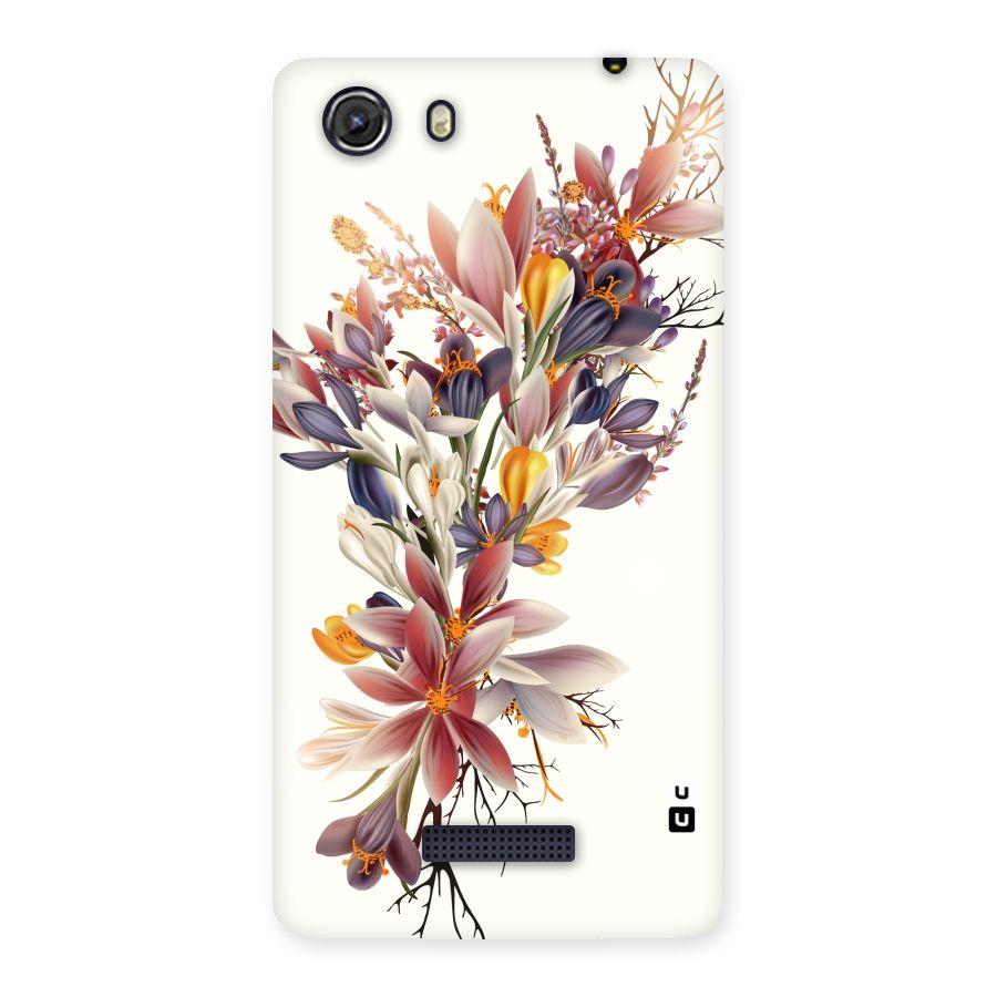 Floral Bouquet Back Case for Micromax Unite 3