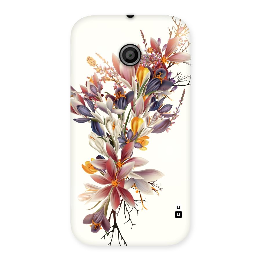 Floral Bouquet Back Case for Moto E
