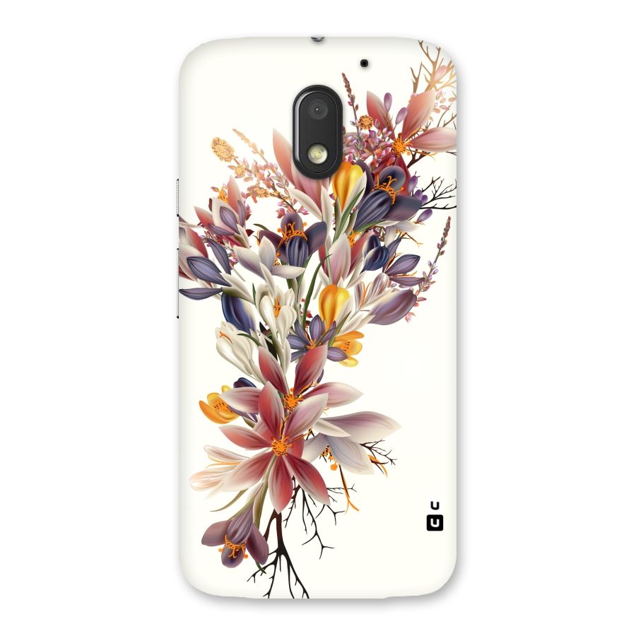 Floral Bouquet Back Case for Moto E3 Power