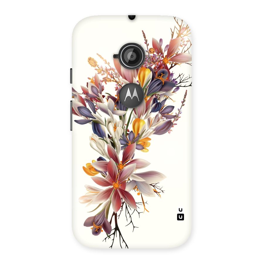 Floral Bouquet Back Case for Moto E 2nd Gen