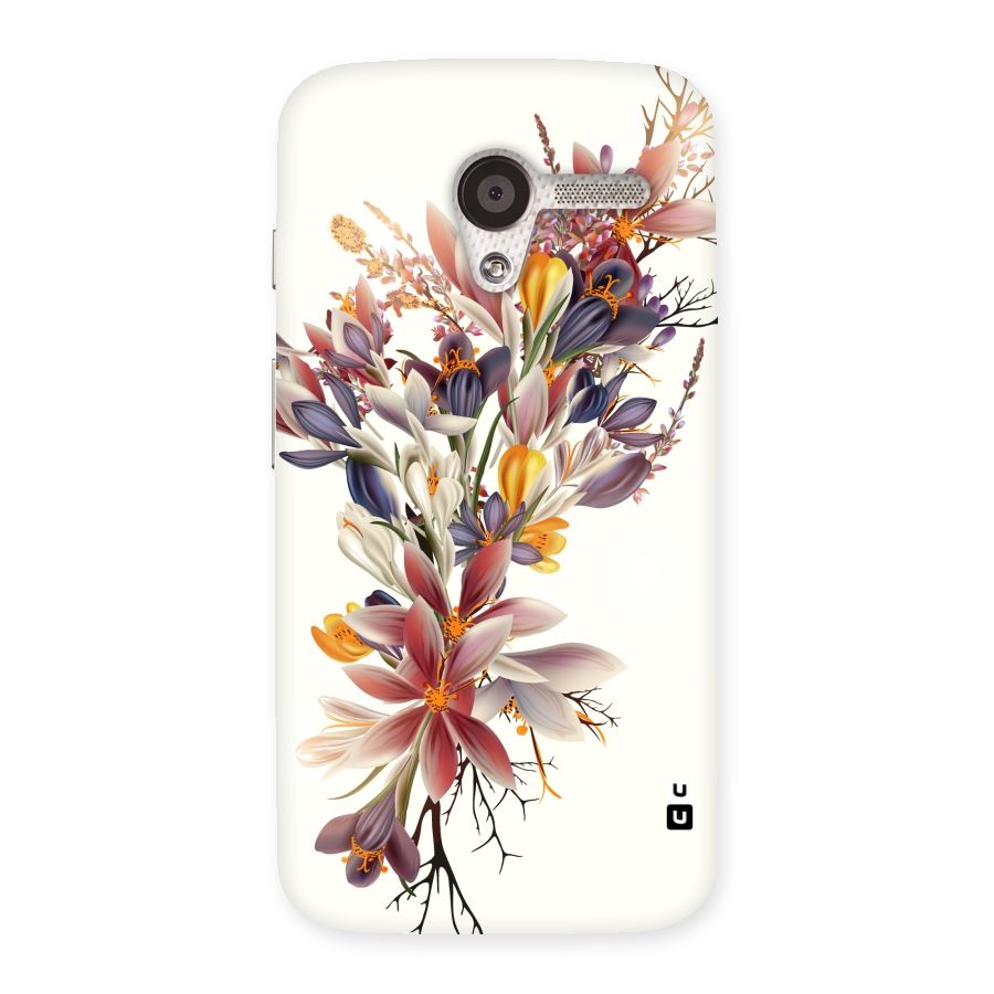 Floral Bouquet Back Case for Moto X