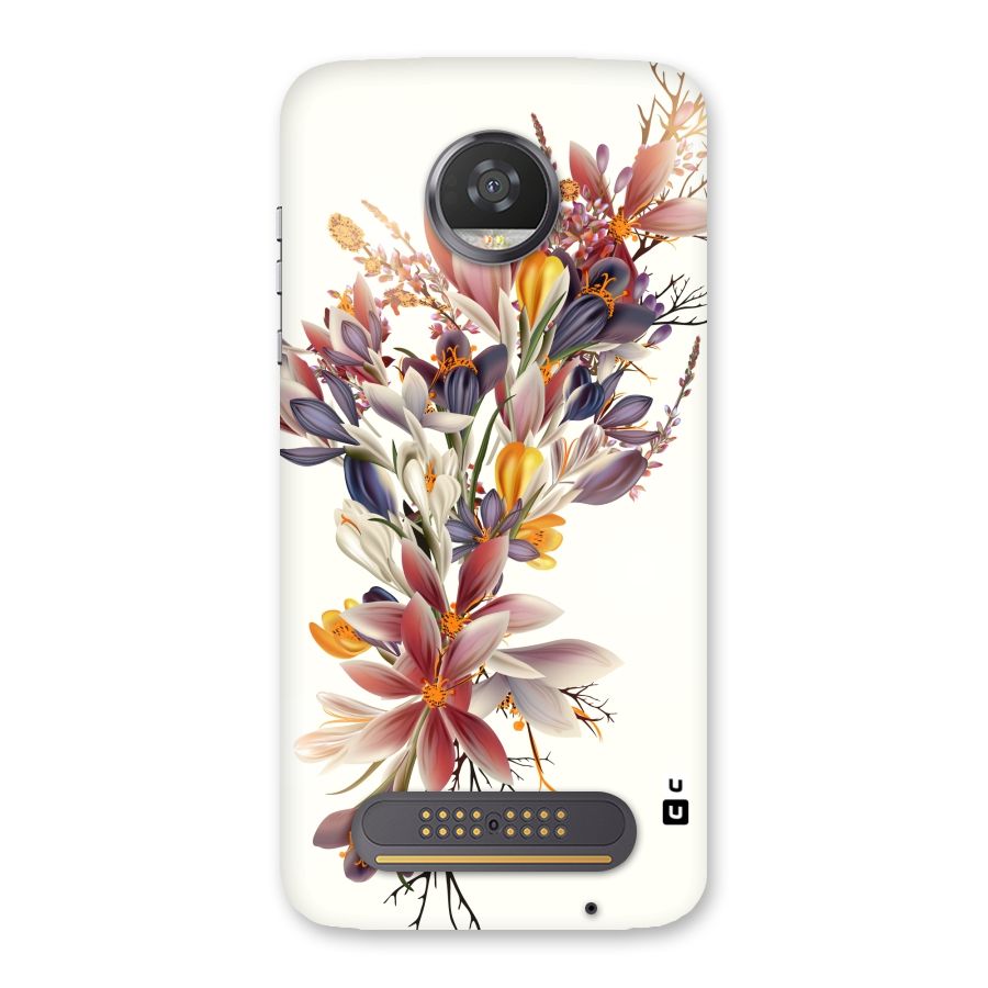 Floral Bouquet Back Case for Moto Z2 Play