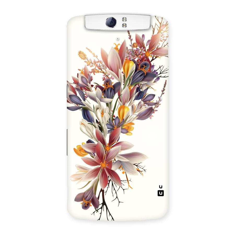 Floral Bouquet Back Case for Oppo N1