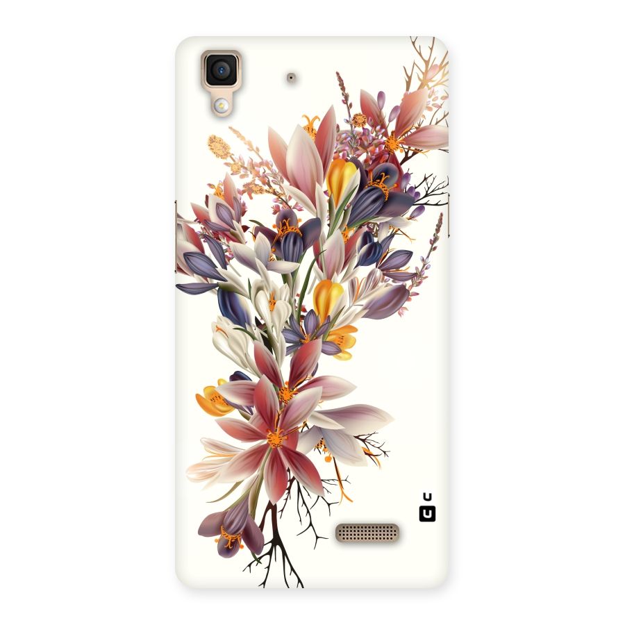 Floral Bouquet Back Case for Oppo R7