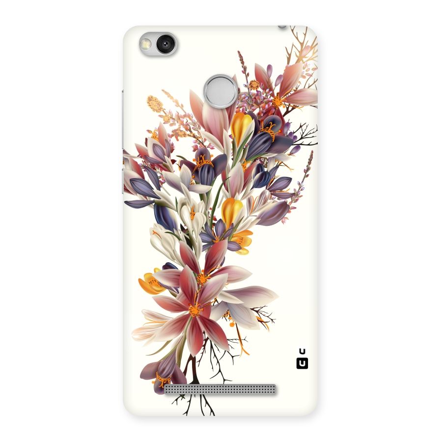 Floral Bouquet Back Case for Redmi 3S Prime