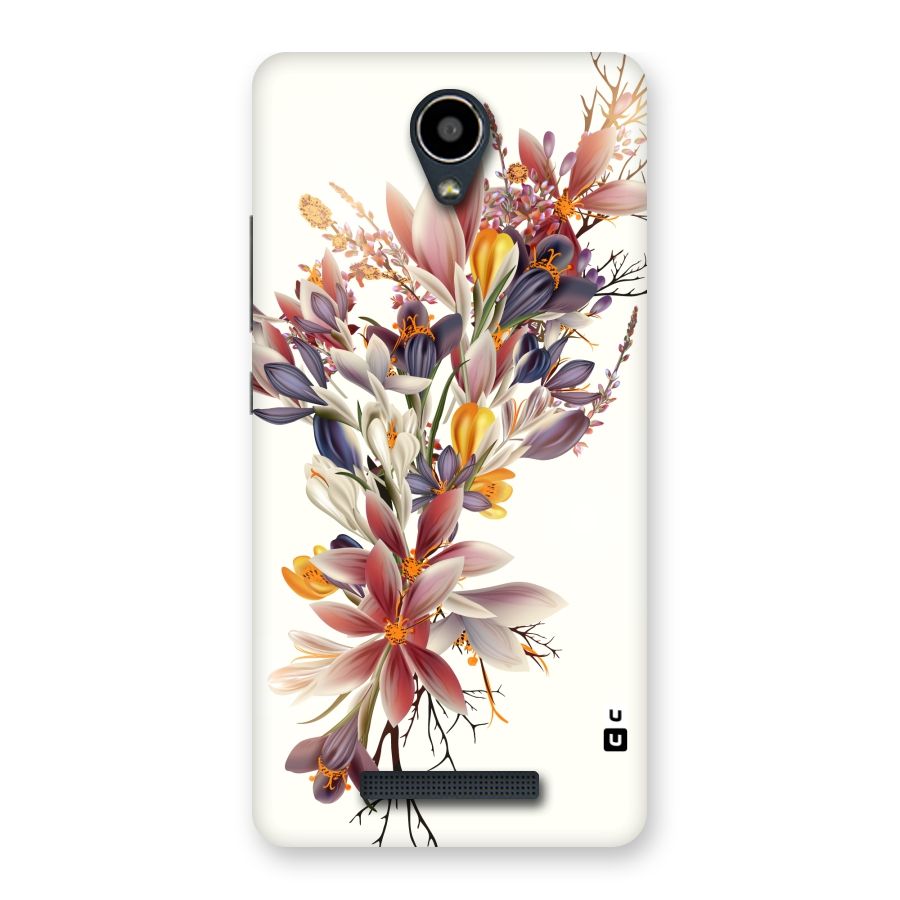 Floral Bouquet Back Case for Redmi Note 2