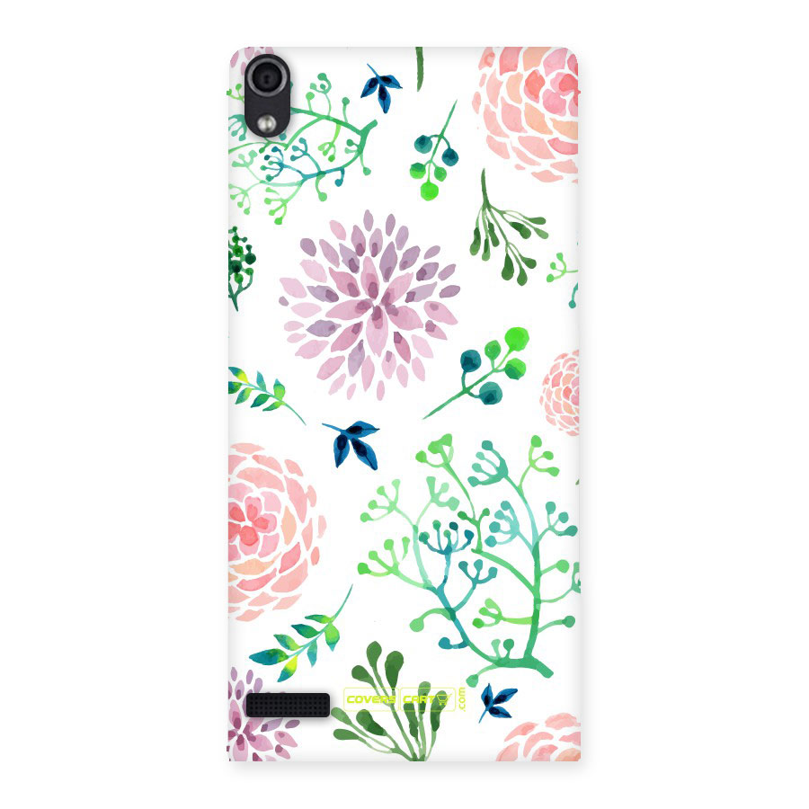 Fresh Floral Back Case for Ascend P6
