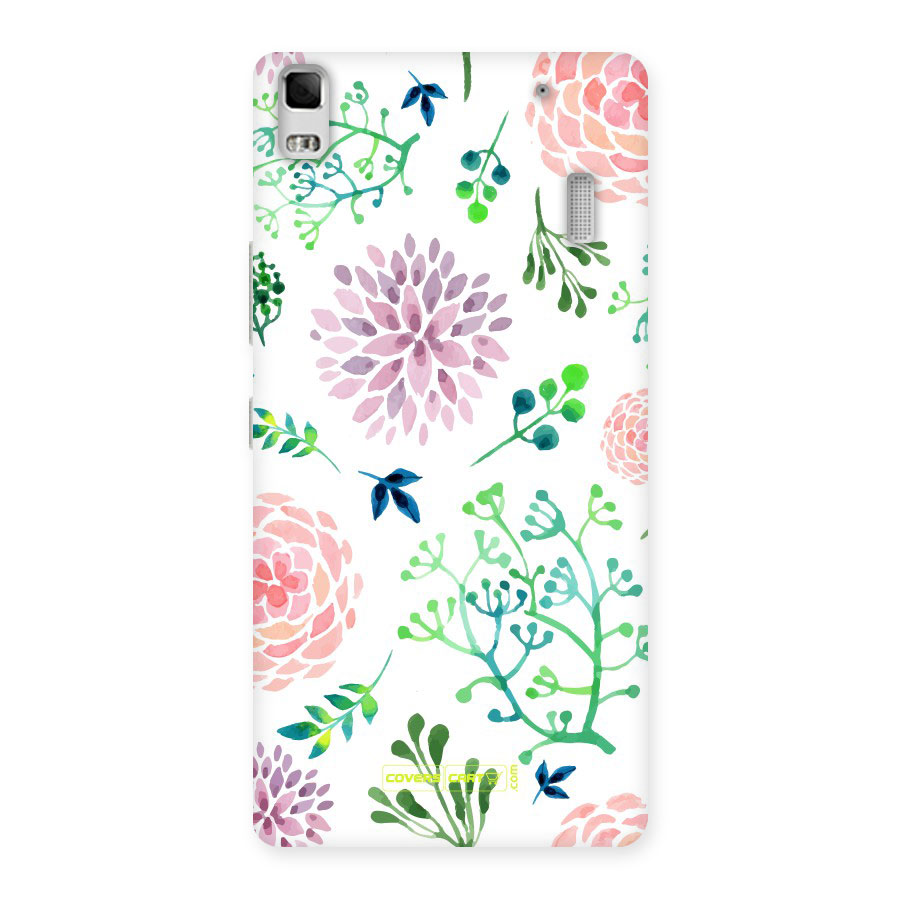 Fresh Floral Back Case for Lenovo K3 Note