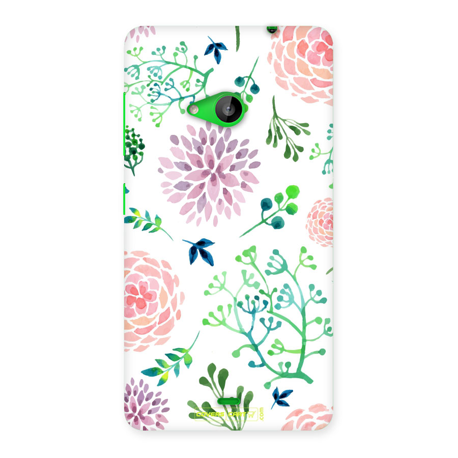 Fresh Floral Back Case for Lumia 535
