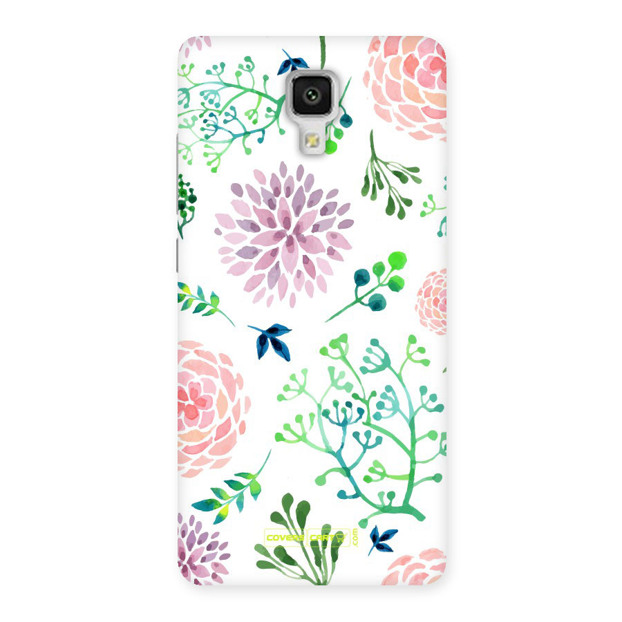 Fresh Floral Back Case for Mi4