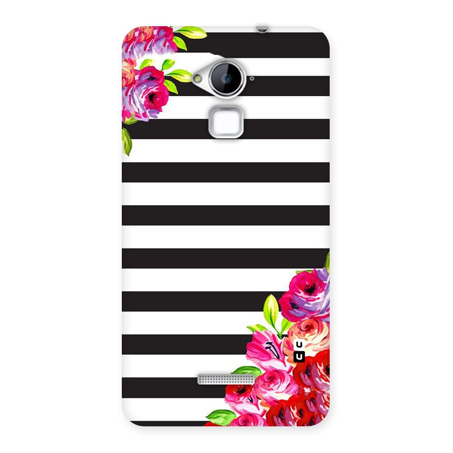 Floral Stripes Back Case for Coolpad Note 3