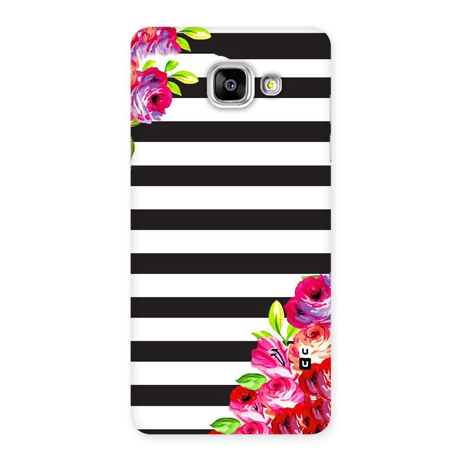 Floral Stripes Back Case for Galaxy A5 2016