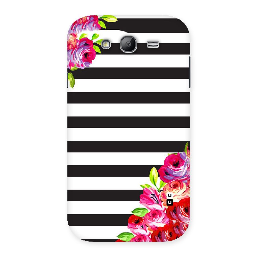 Floral Stripes Back Case for Galaxy Grand