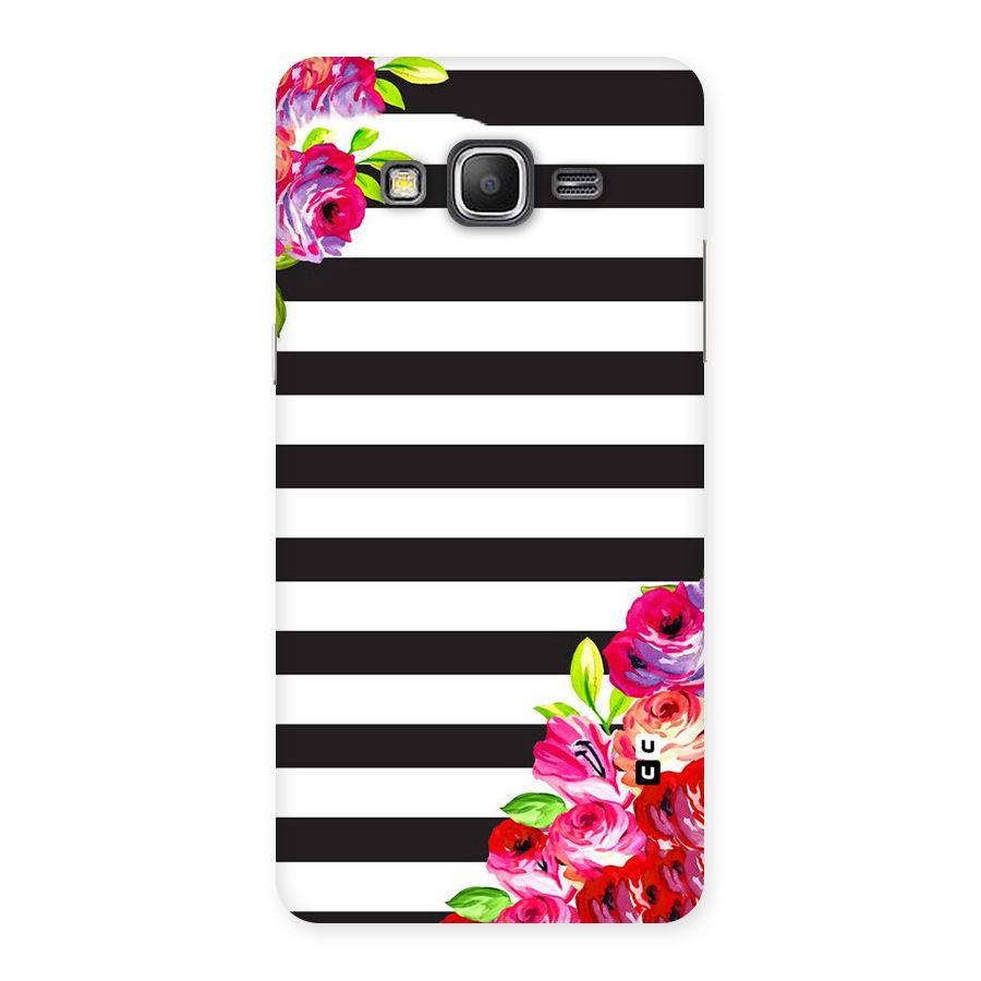 Floral Stripes Back Case for Galaxy Grand Prime