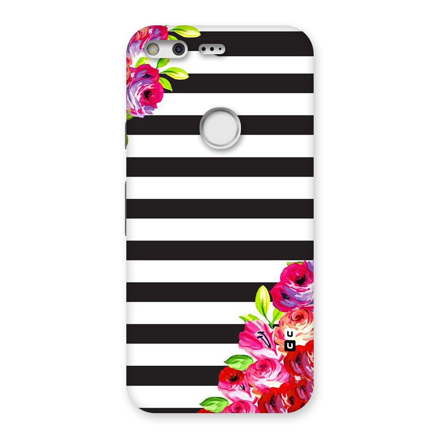 Floral Stripes Back Case for Google Pixel