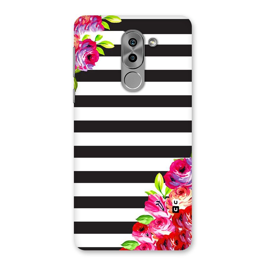 Floral Stripes Back Case for Honor 6X