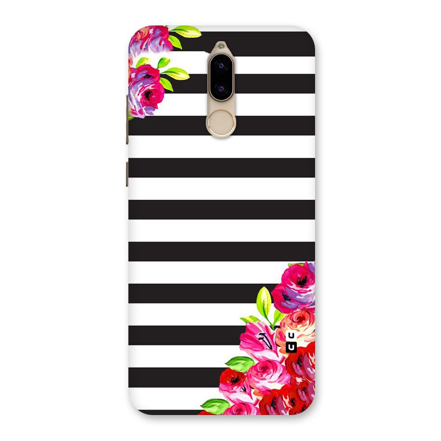 Floral Stripes Back Case for Honor 9i