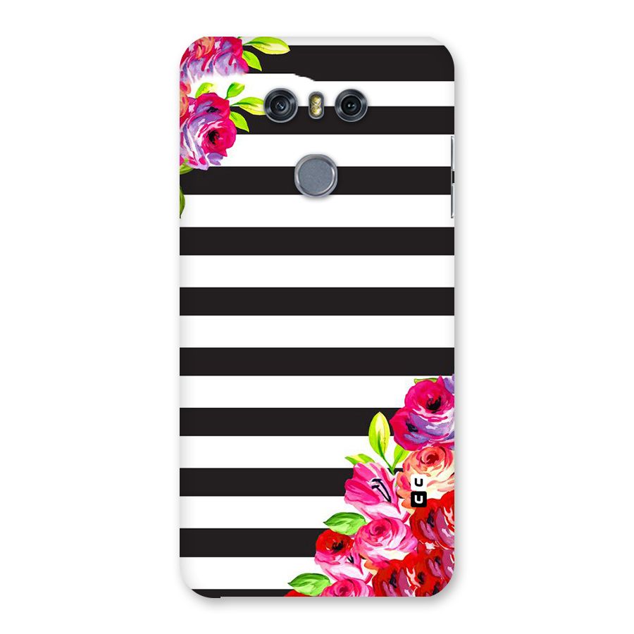Floral Stripes Back Case for LG G6