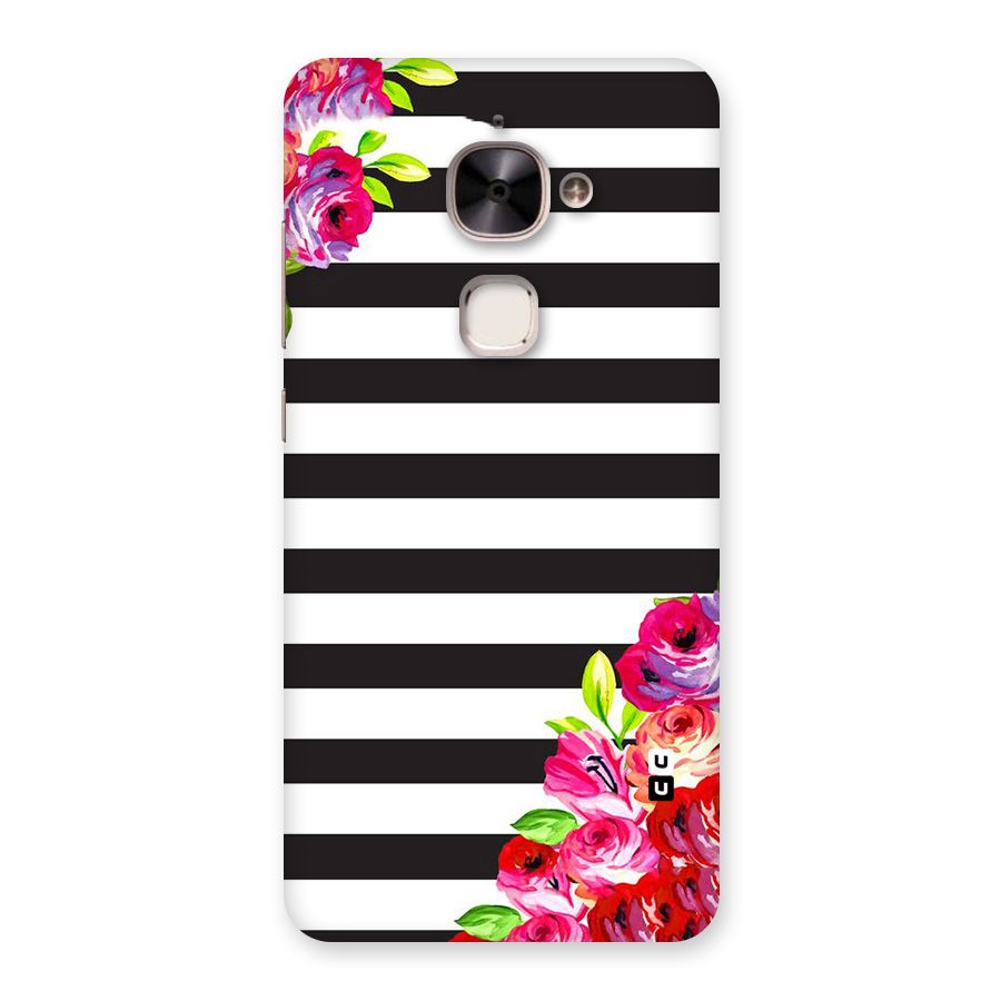 Floral Stripes Back Case for Le 2