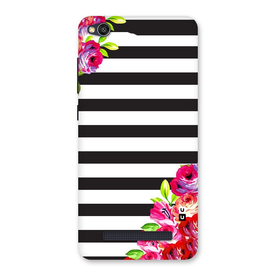 Floral Stripes Back Case for Redmi 4A