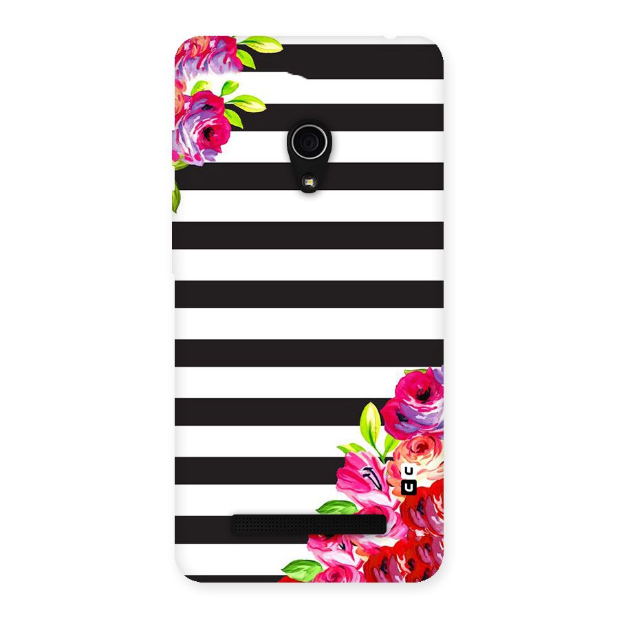 Floral Stripes Back Case for Zenfone 5