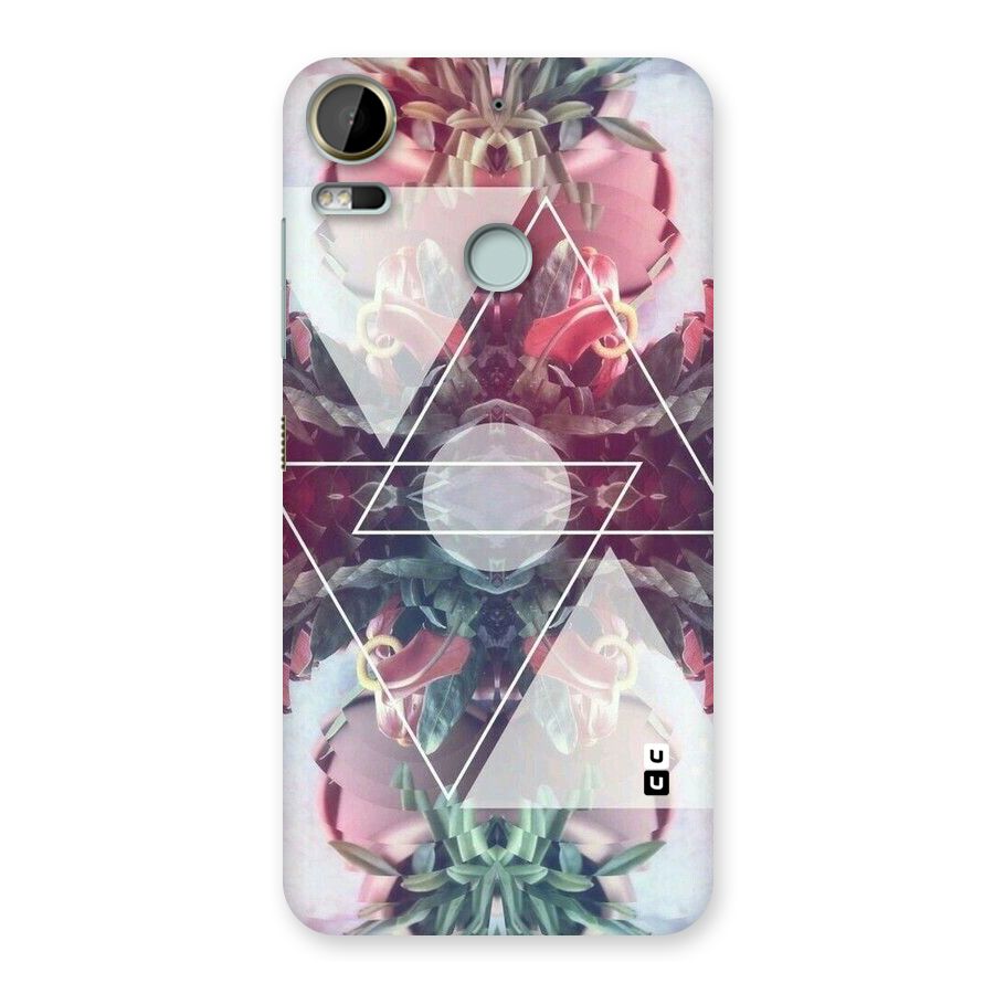 Floral Triangle Back Case for Desire 10 Pro